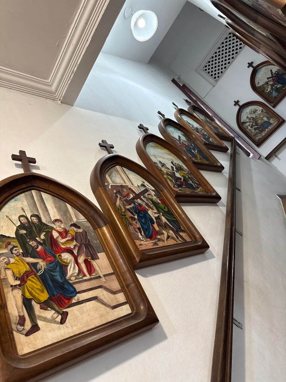 Via Sacra completa, toda na Madeira Cedro e pintura manual.? - Foto 3