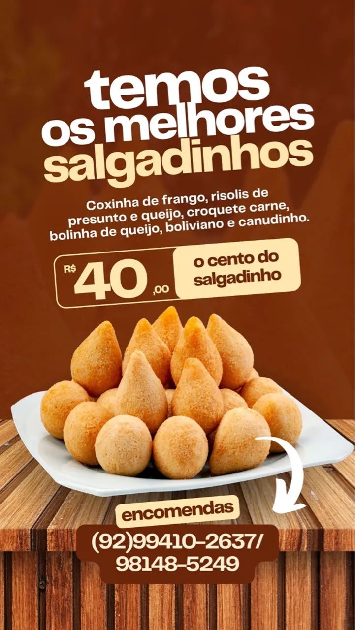 Bolo doces é salgados  - Foto 4