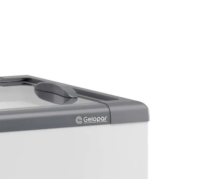 Freezer Horizontal 210 Litros Porta de Vidro GHD-200/CZ Gelopar - Foto 2
