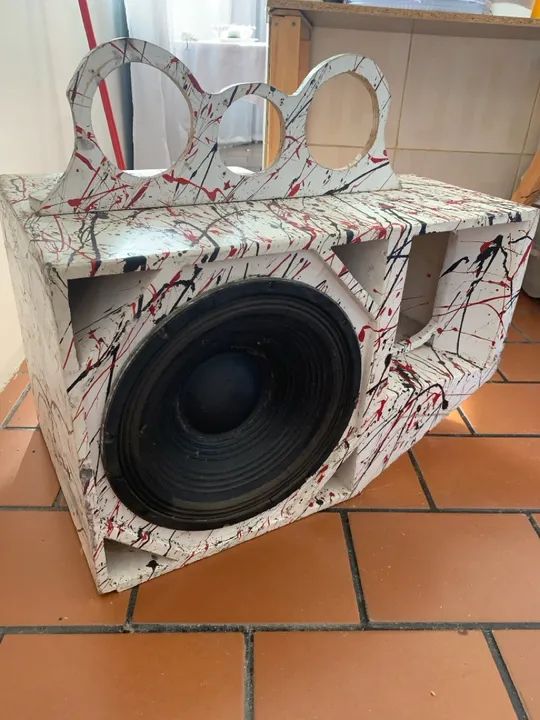 Caixa de som com alto falante  - Foto 3