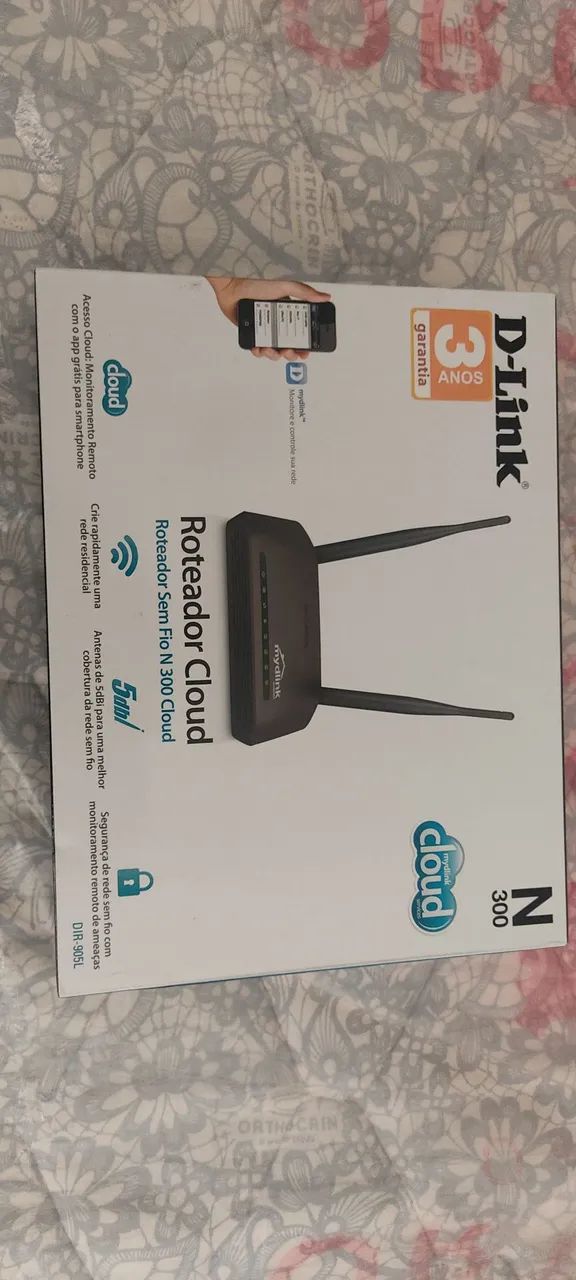 Roteador Leia o Anúncio Wi-Fi D-Link Cloud N300 Sem Fio