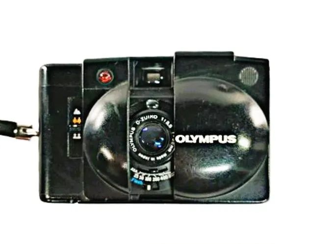 Câmera Compacta Olympus XA2 Point & Shoot 35mm Preta - Foto 5