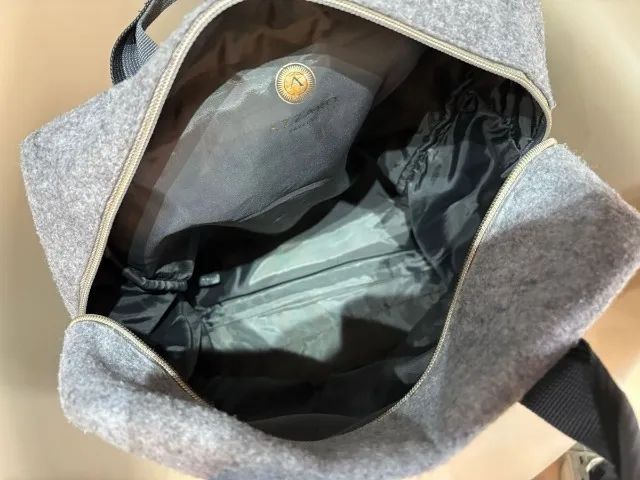mochila cinza azzaro - Foto 4