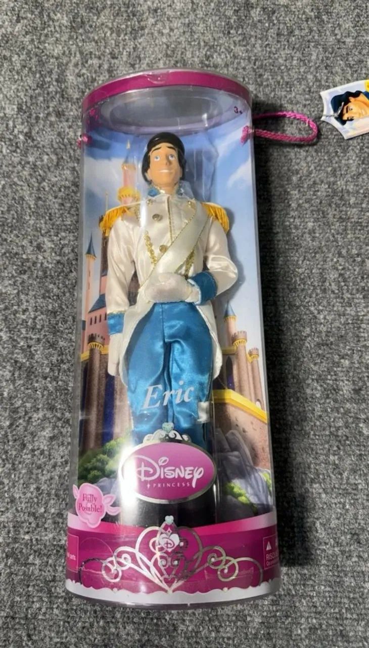 BONECO KEN ERIC PRÍNCIPE DISNEY STORE VINTAGE NOVO LACRADA ITEM DE COLECIONADOR 