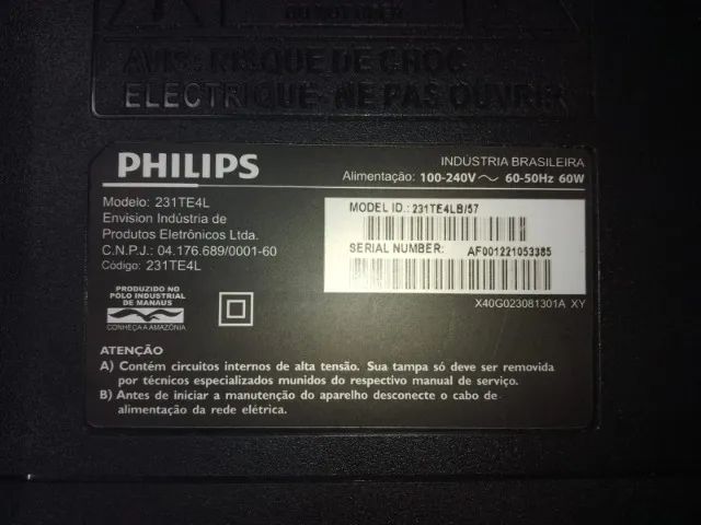 Monitor Tv Philips 23 Pol. Conv. Digital (com deifeito) - Foto 2