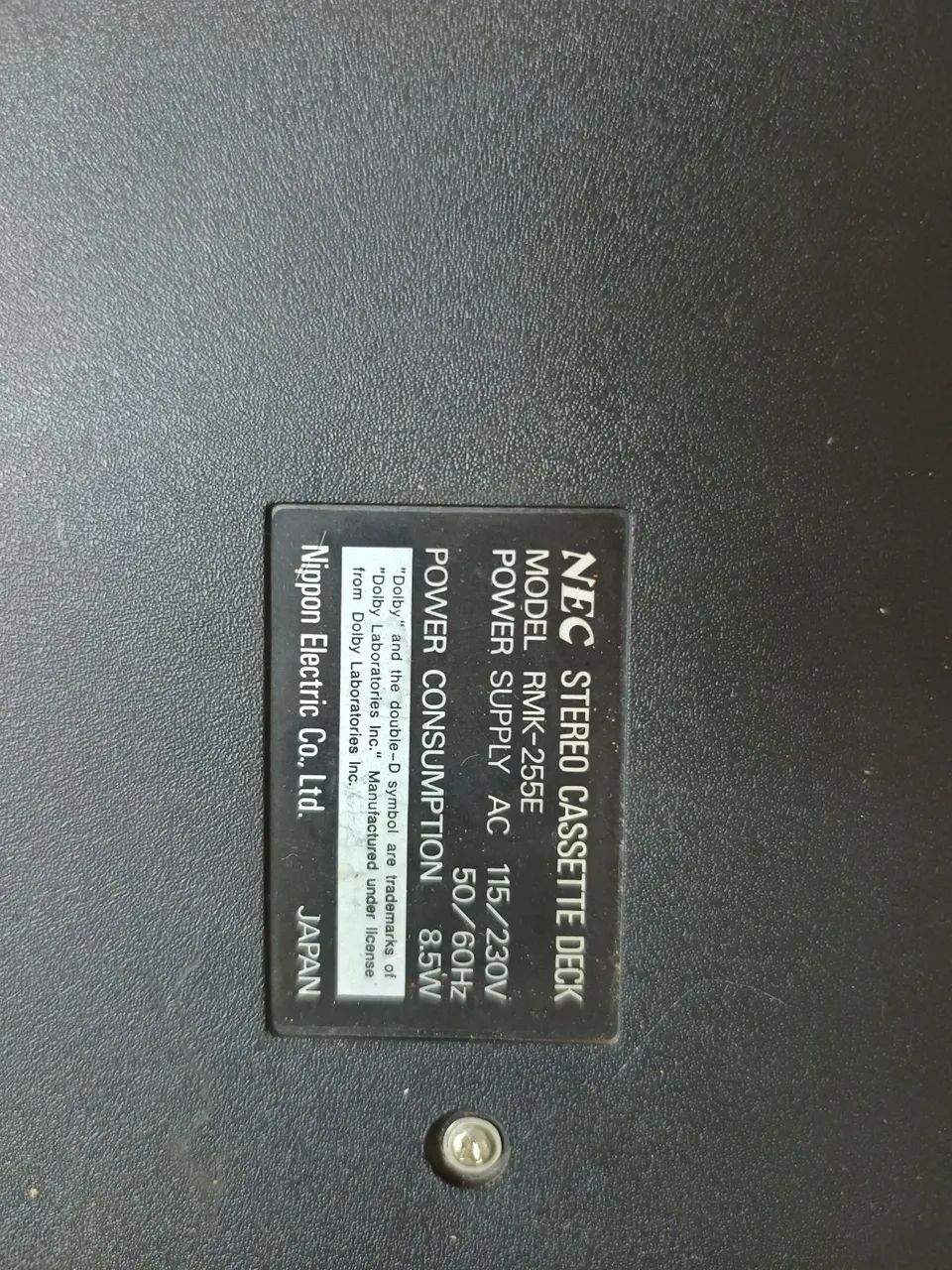 Tape deck NEC, leia o anuncio. - Foto 2