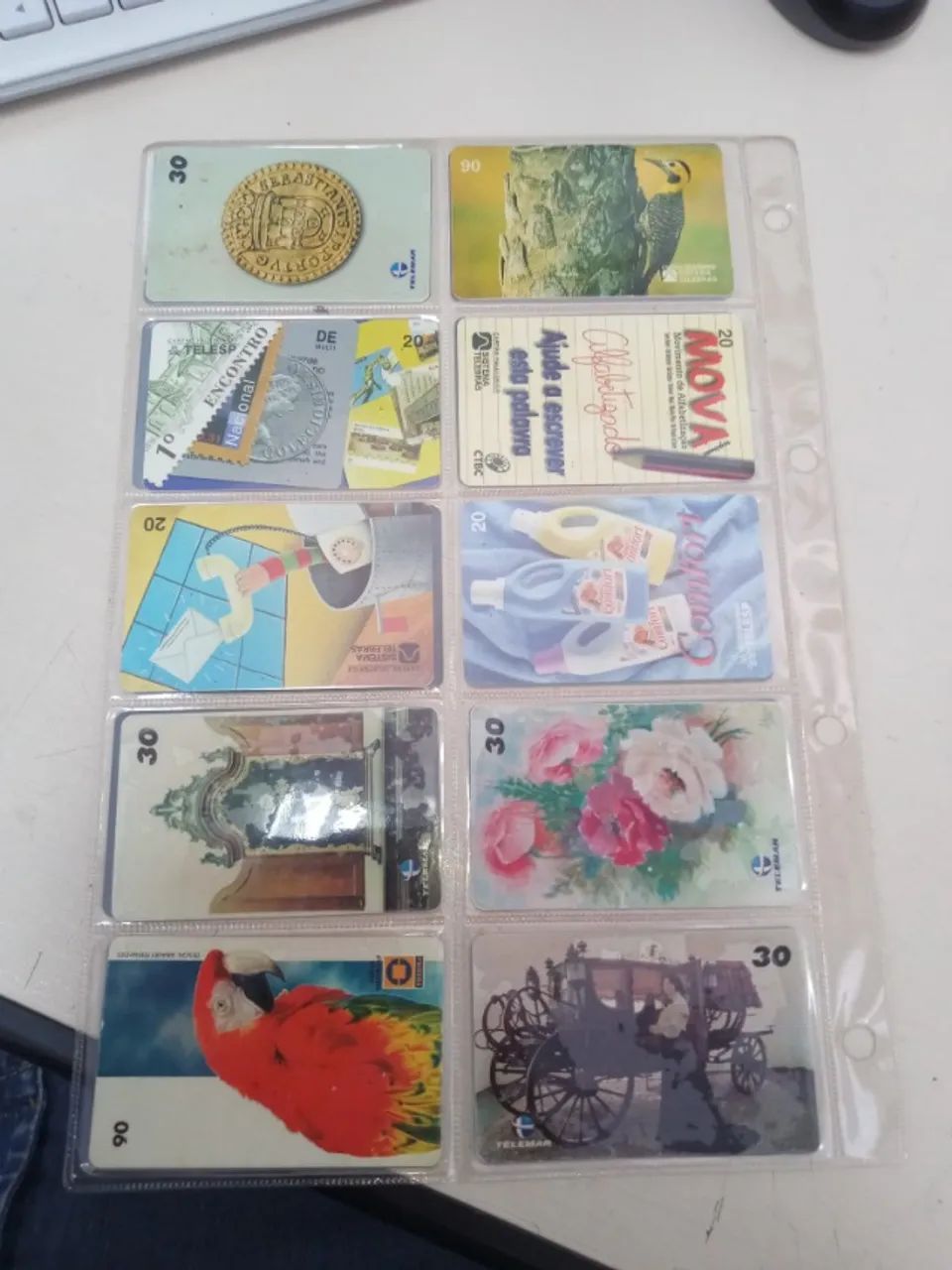 Coleçao de cartoes telefonicos