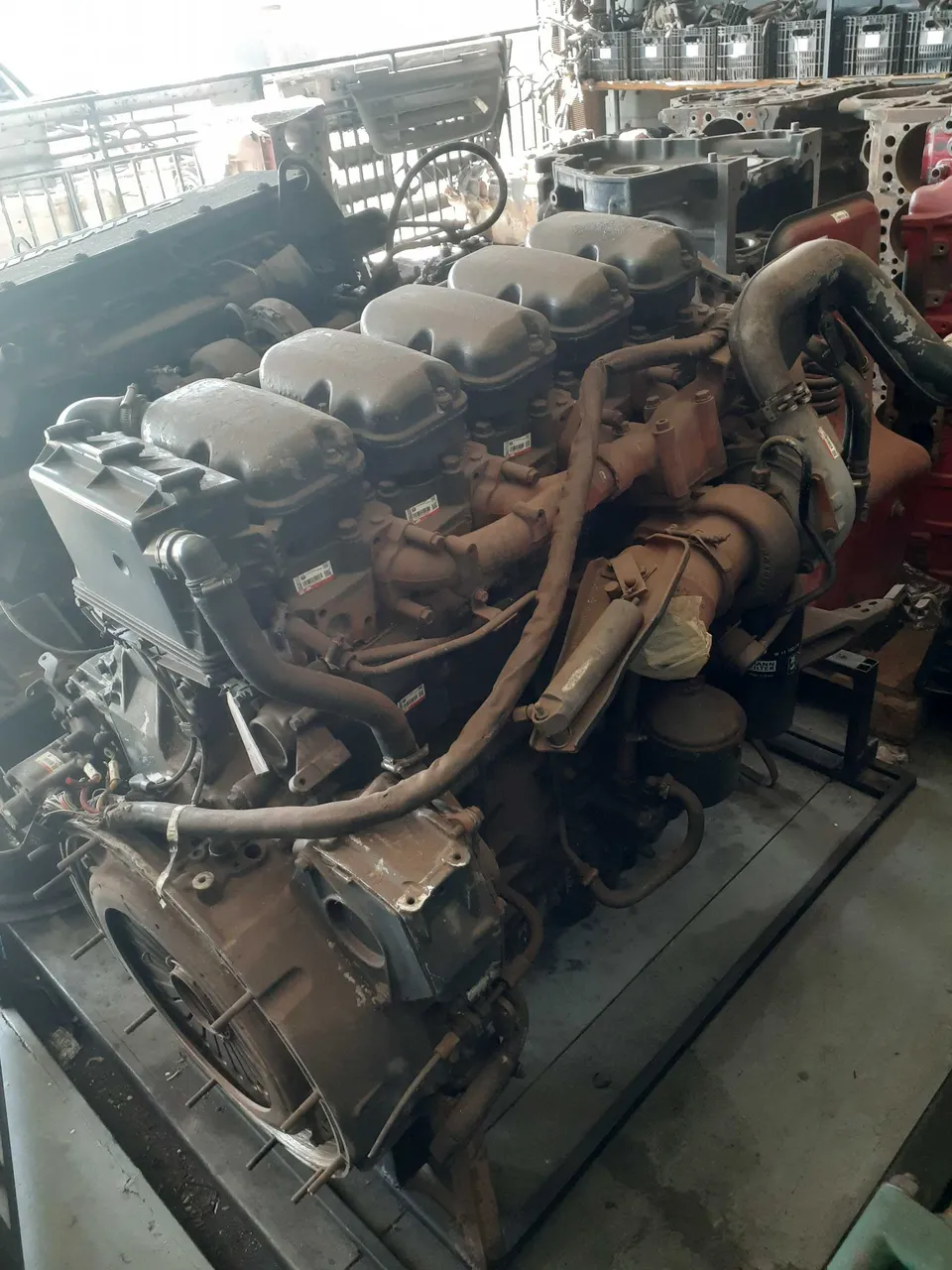 Motor Scania P360 5 Cilindros Sem Revisar No Estado