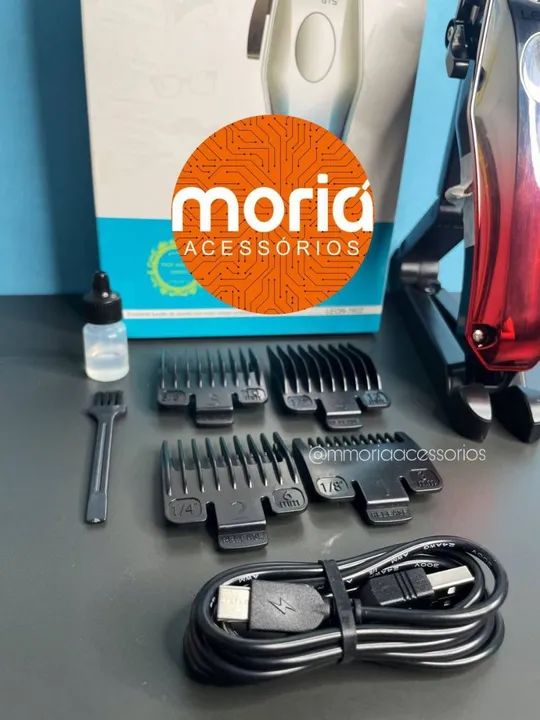 Máquina de Cortar Cabelo Profissional sem fio ajustável recarregável Leon-1602 - Foto 2
