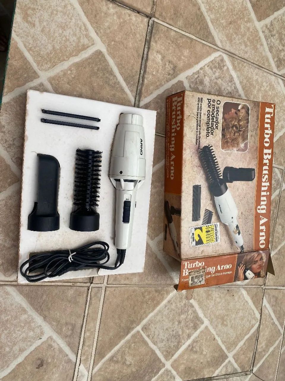 Secador e Modelador Turbo Brushing Arno - Arno
