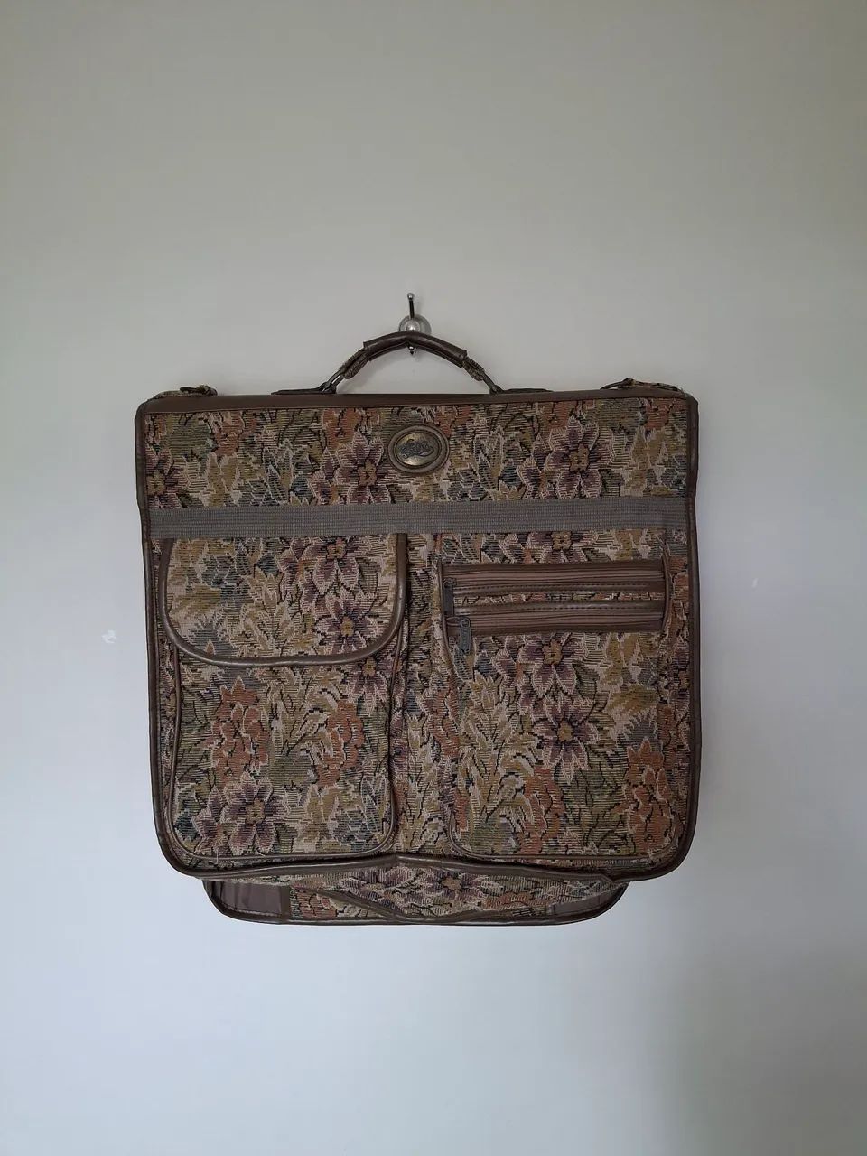 Mala antiga bolsa de terno para viagem