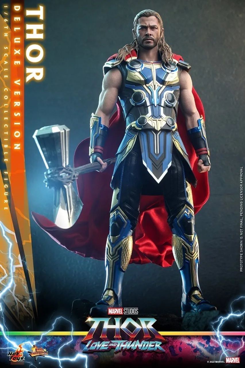 Thor Deluxe amor e trovão action figure 