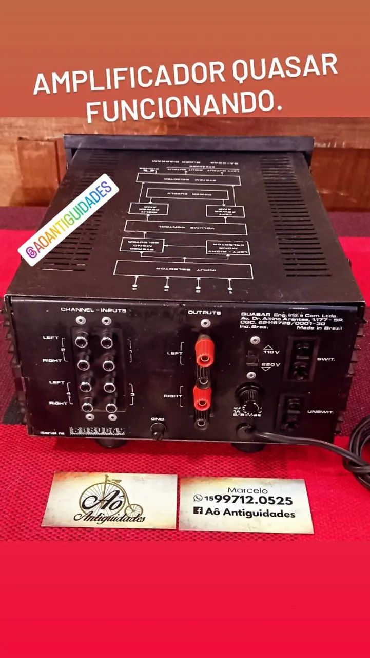 Amplificador Quasar QA-2240 64352265516929123