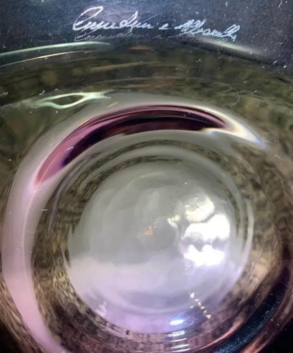 Murano Escultura cristal Murano Assinado - Autêntico italiano. - Foto 2