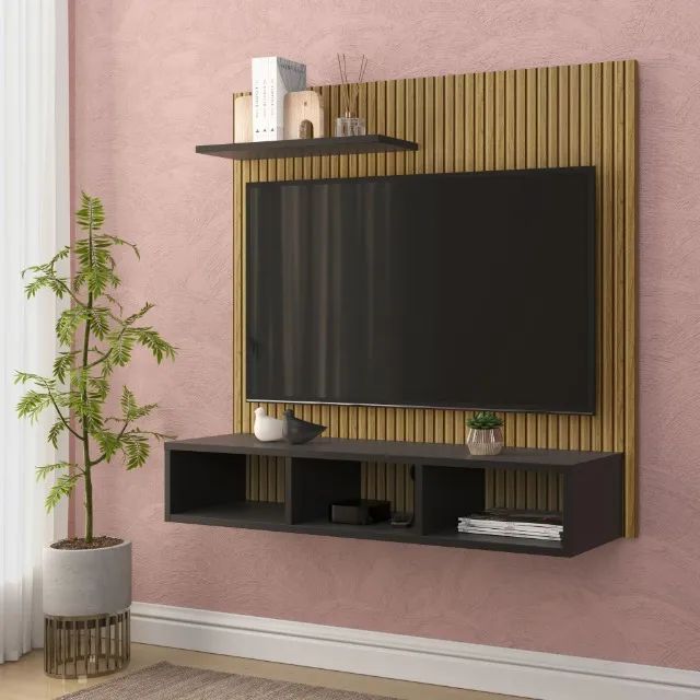 Painel para Tvs até 32 polegadas pintura 3D Ripado NOVO várias cores - Foto 2