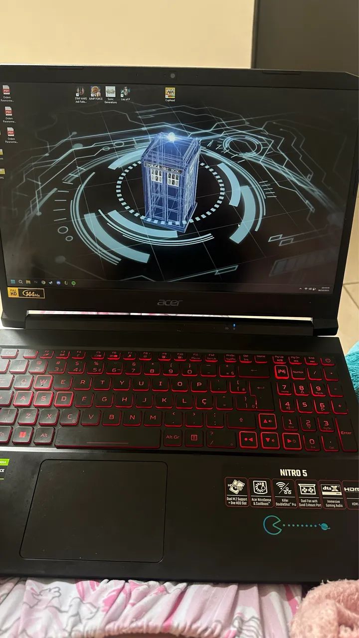 Nitro 5 - I7 11ºGeração - GTX1650 - 8GB RAM - SSD 512GB, 15.6 FULL HD 144Hz