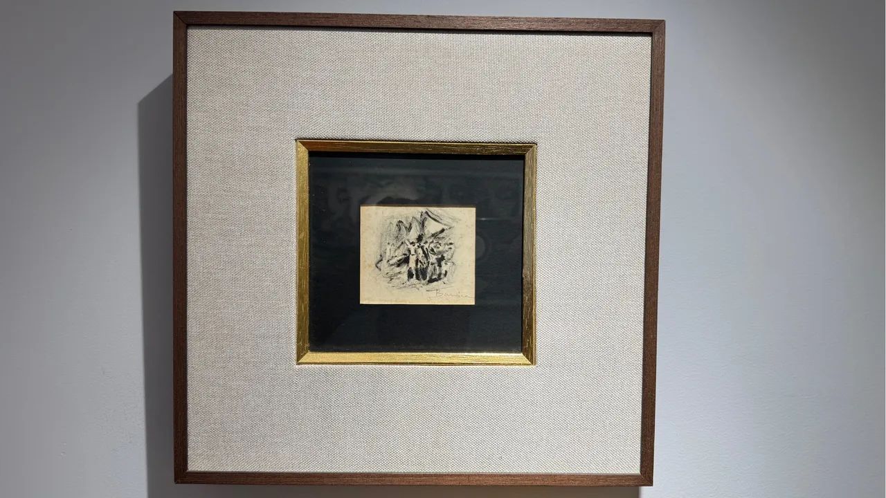 Arte Barrica carvão 