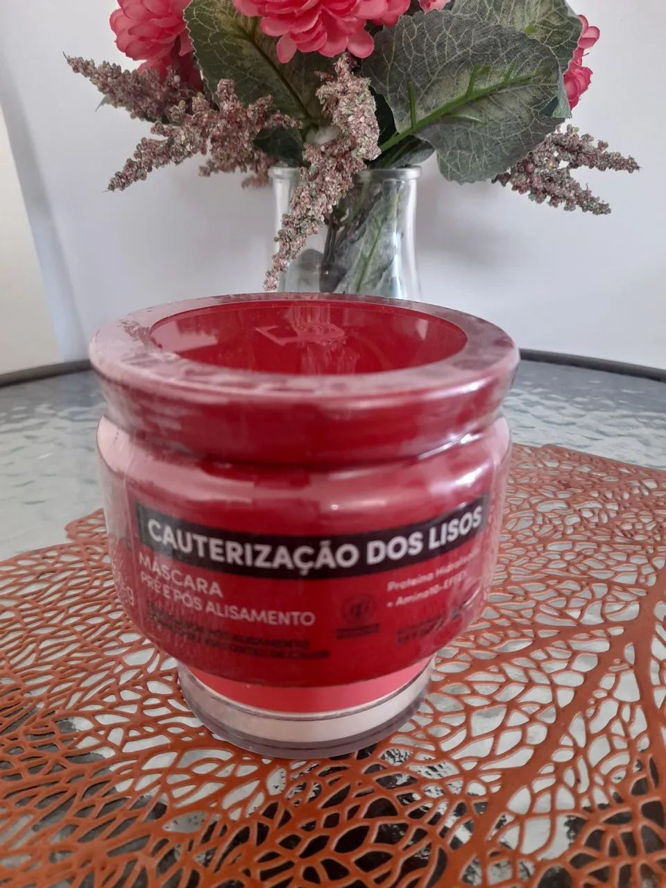 Máscara de Cauterização para Cabelos Lisos