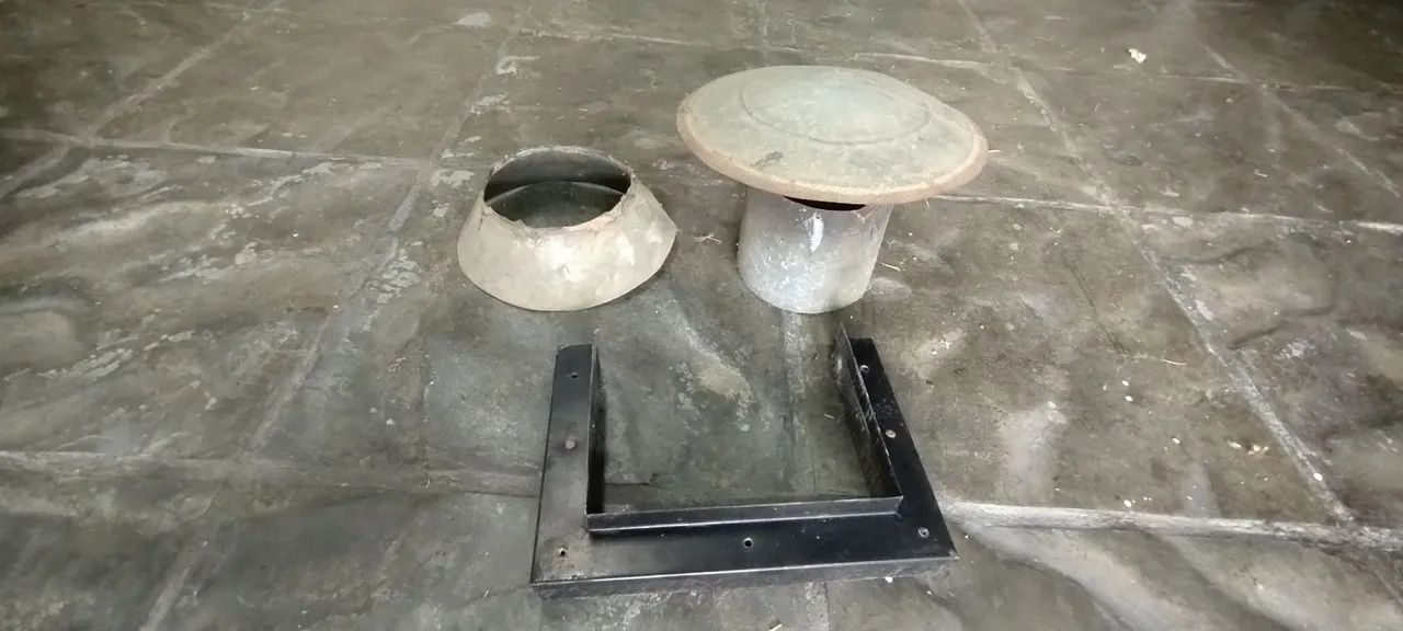 Lareira a lenha de Metal com detalhes em Latão - Foto 6