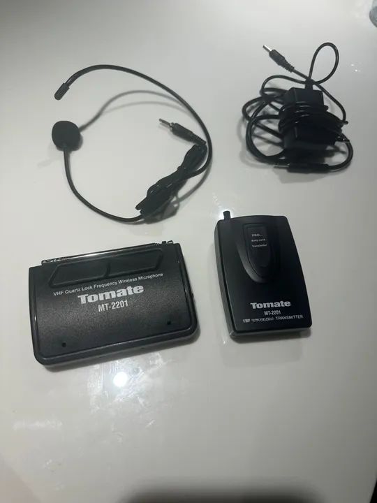 Microfone Lapela Sem Fio Tomate MT-2201 - Foto 3