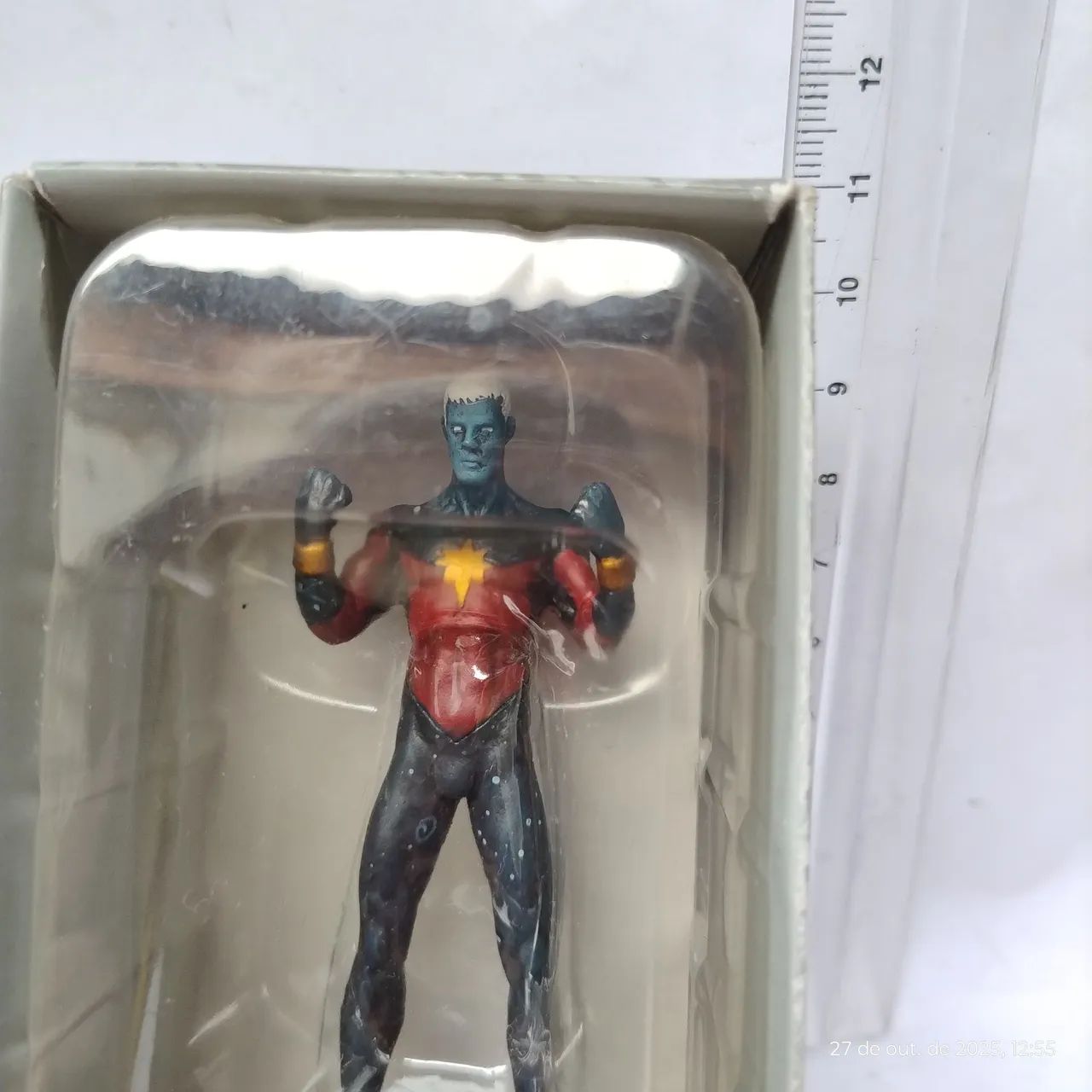 Coleção Eaglemoss Marvel antigo. Capitão Marvel. - Foto 5