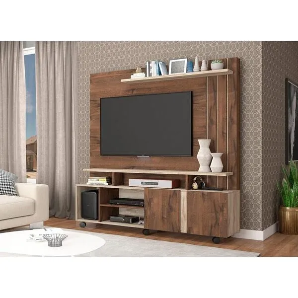 Estante home valencia com painel
