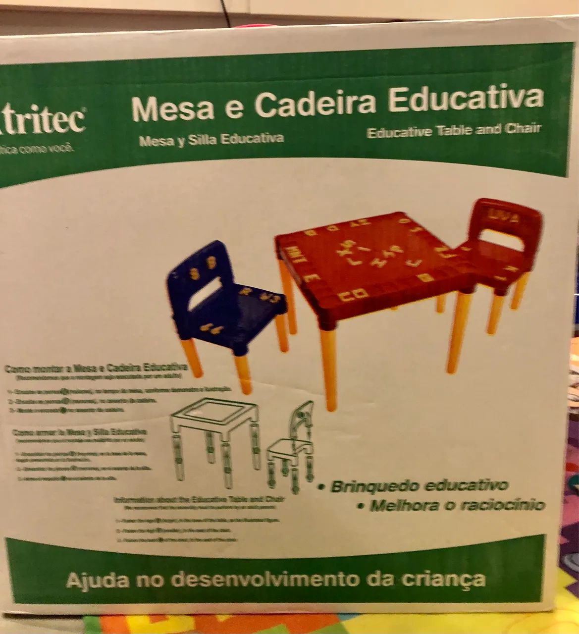Mesa e cadeirinha infantil  - Foto 4