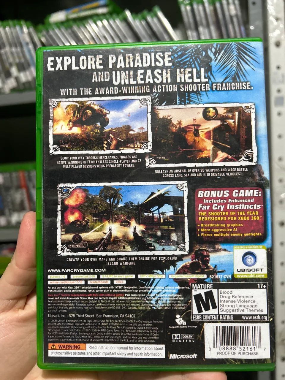 Farcry Instincts Predator Xbox 360 (capa reimpressa) - Foto 2