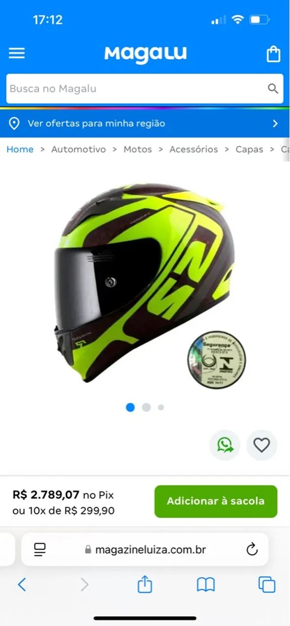 Capacete LS2 Arrow Carbon
