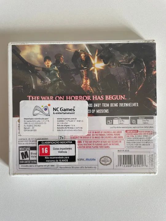 Resident Evil Mercenaries 3ds Lacrado - Foto 2
