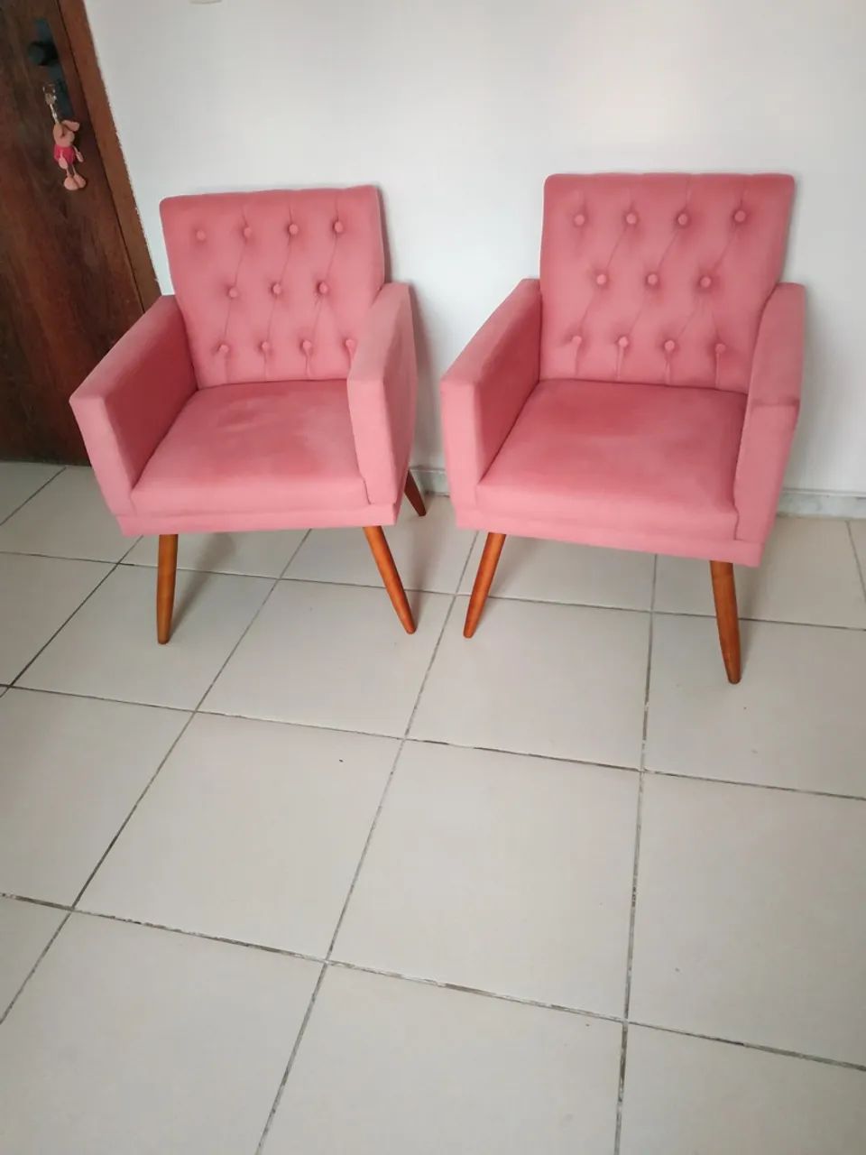 2 Poltrona Rosa Decorativa - Foto 2