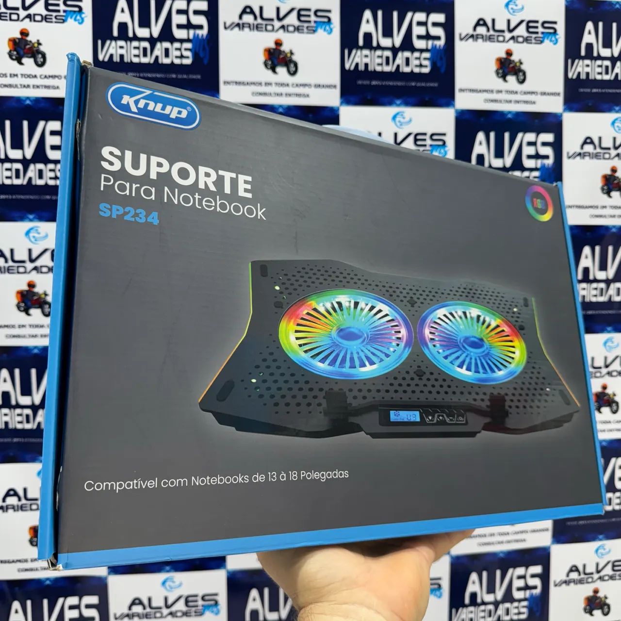 Suporte Para notebook com cooler RGB Gamer