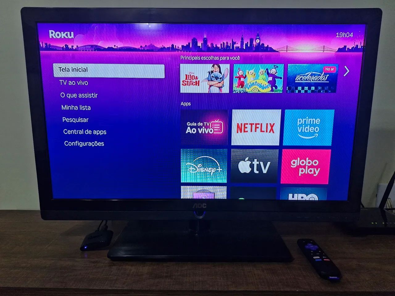 Aparelho Roku Express HD/FHD + controle - Foto 2