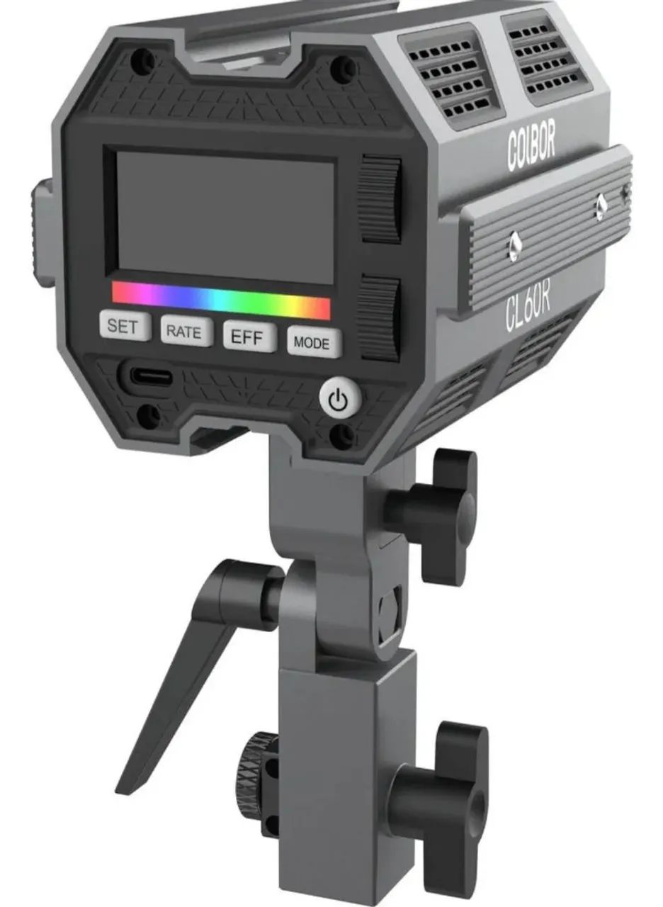 Iluminador Led Rgb 65w Colbor CI60r Tocha - Foto 2