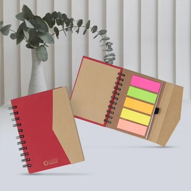 Caderneta Ecológica com Autoadesivos - Brindeias distribuidora de brindes personalizáveis  - Foto 5