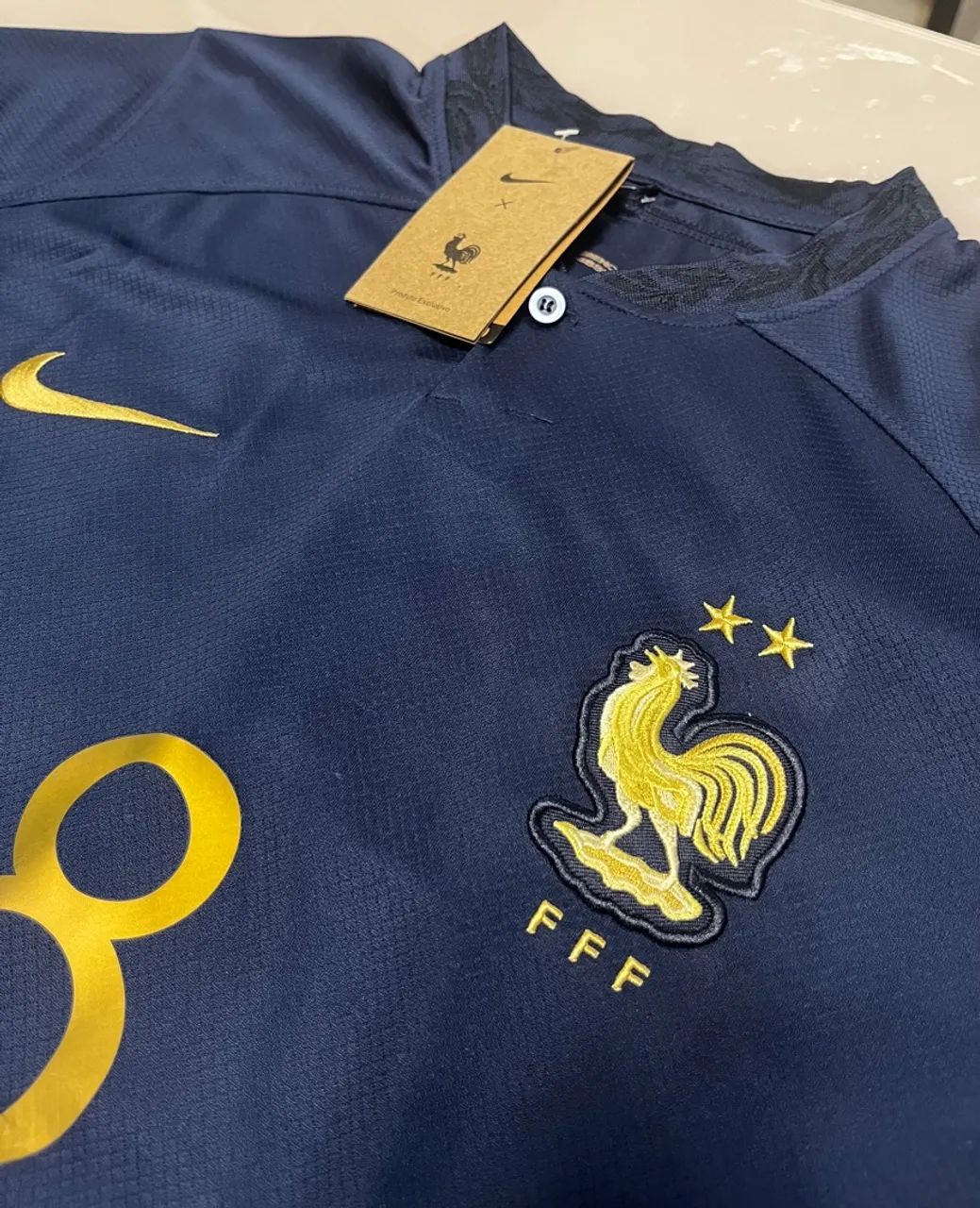 Camisa de Time França - tamanho P - Novo - Foto 3
