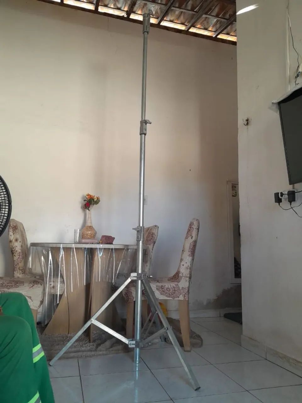 Tripé de iluminação e som em alumínio  - Foto 4