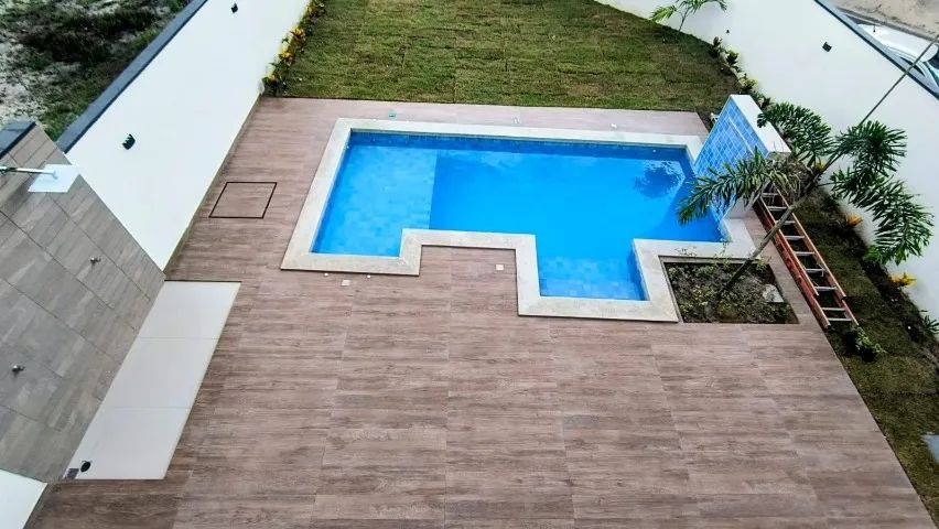 Casa duplex 272 m²,  terreno 427 m², 04 dormitórios, sendo 03 suítes, piscina, cd. Mosaico - Foto 4