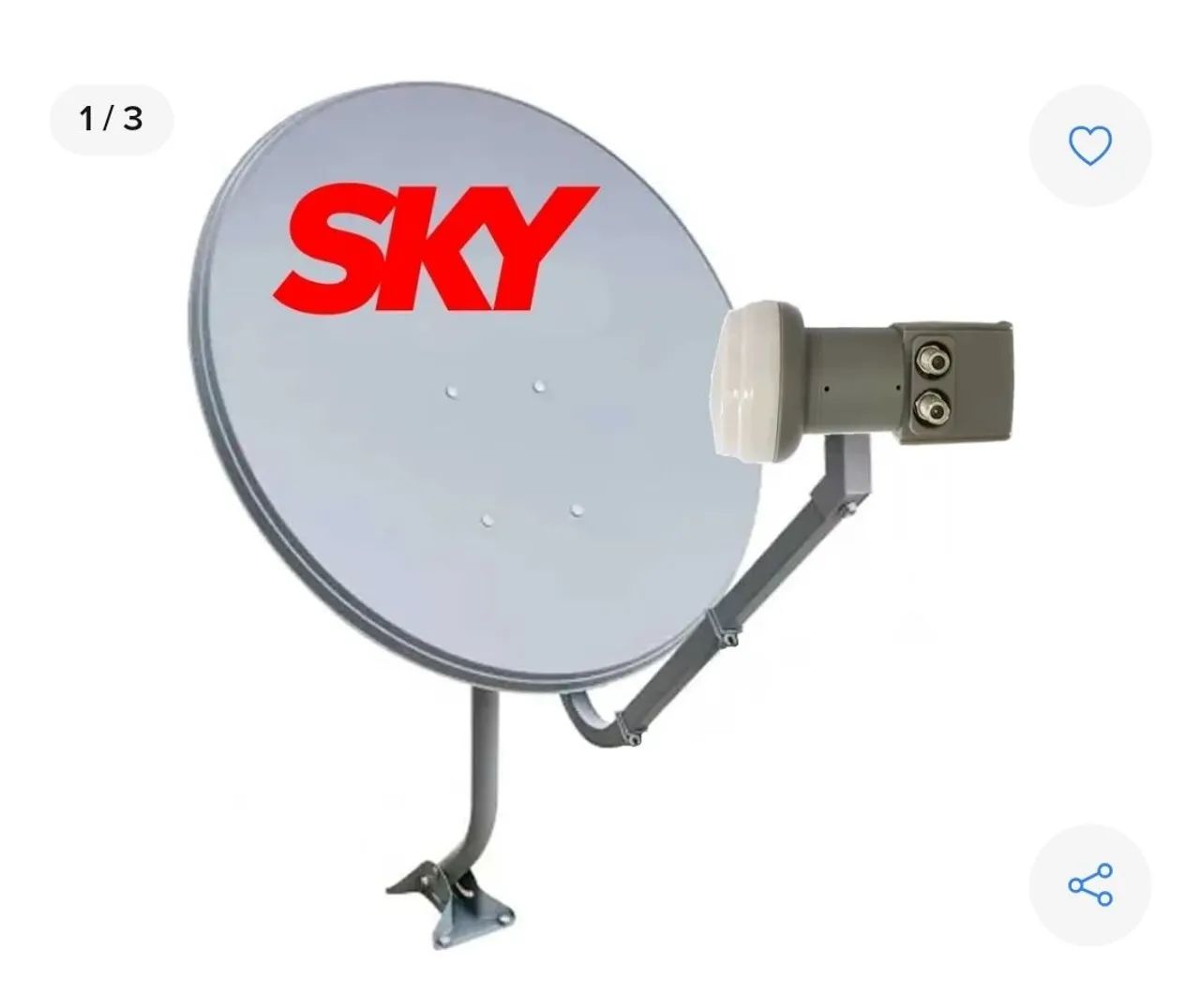 ANTENA DE 60 CM DA SKY - Foto 3