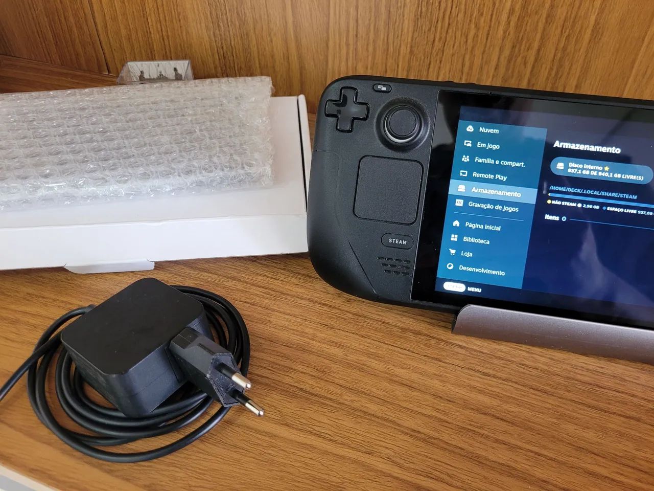 Steam deck 1TB + Dock + Tela extra - Consoles de Vídeo Game - Vila