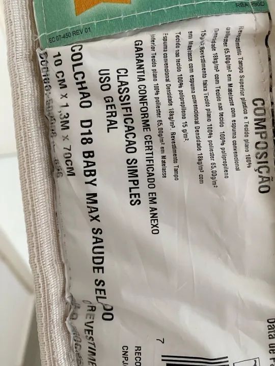 Colchão de berço infantil - Foto 2