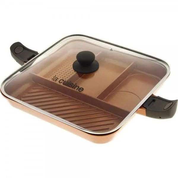 PANELA 4 EM 1  FORNO, FOGÃO E DIRETO PARA MESA E GRANDE! - Foto 5