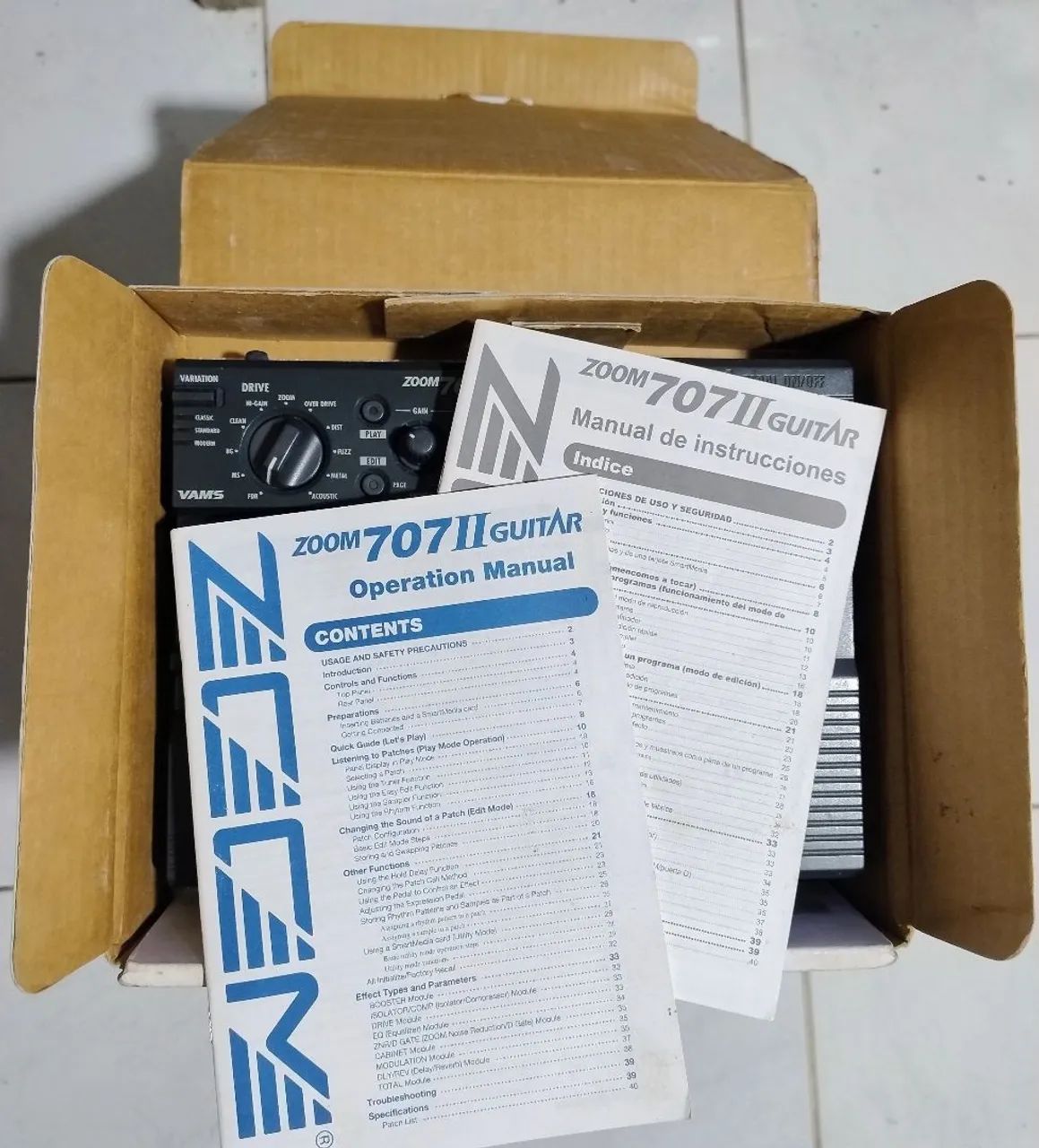 Pedaleira Zoom 707 II - Instrumentos musicais - Mutondo, São