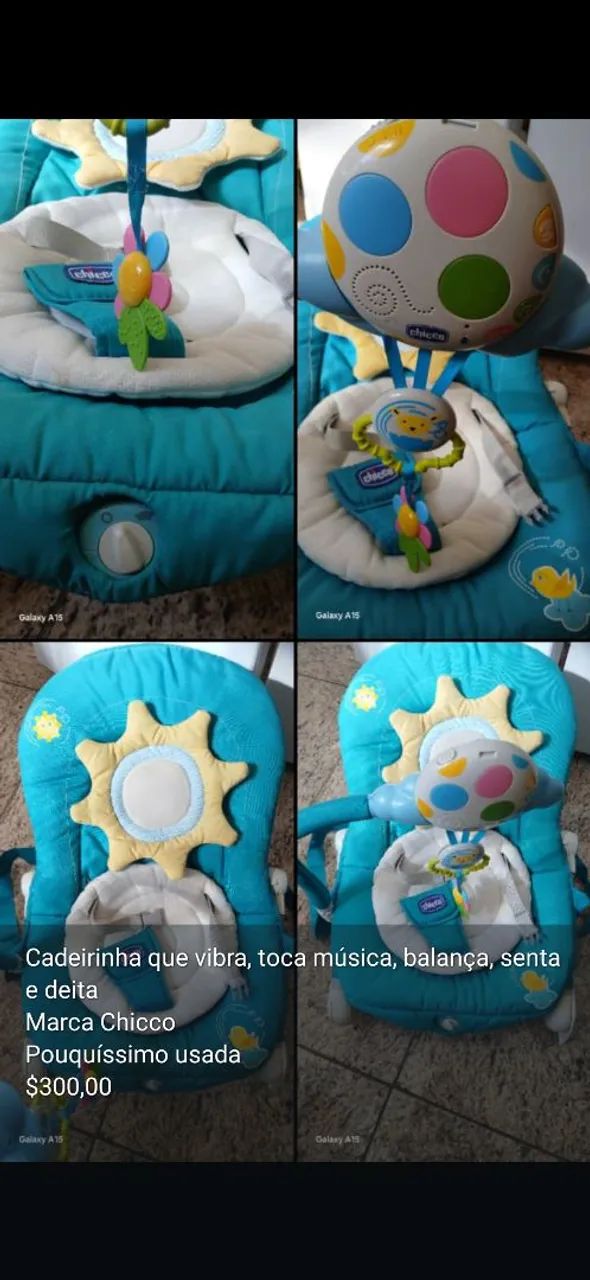 Cadeirinha que vibra Infantil Relaxante Chicco - Foto 5