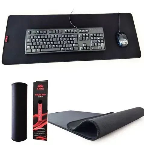 Mousepad 80x30cm Preto - Foto 5