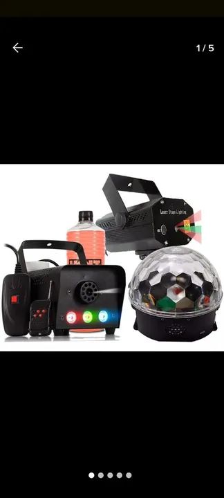Kit de Iluminação para Festas DJ - Novo - Foto 2