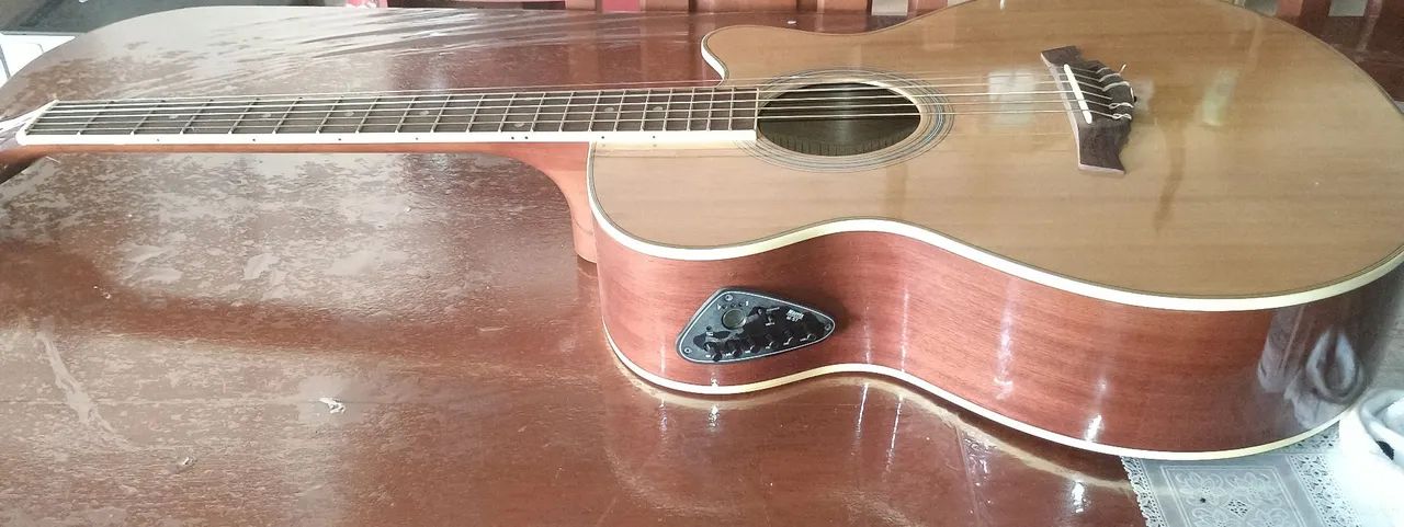 Violão Morris Eletroacústico Nylon Cutaway - Foto 4