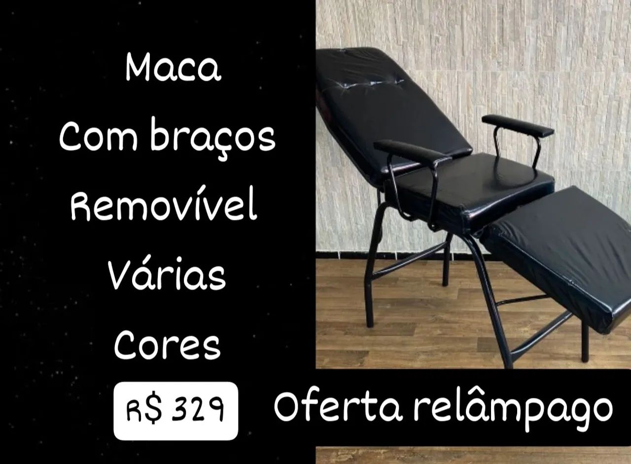 Maca 3 posições com braços removível R$ 329