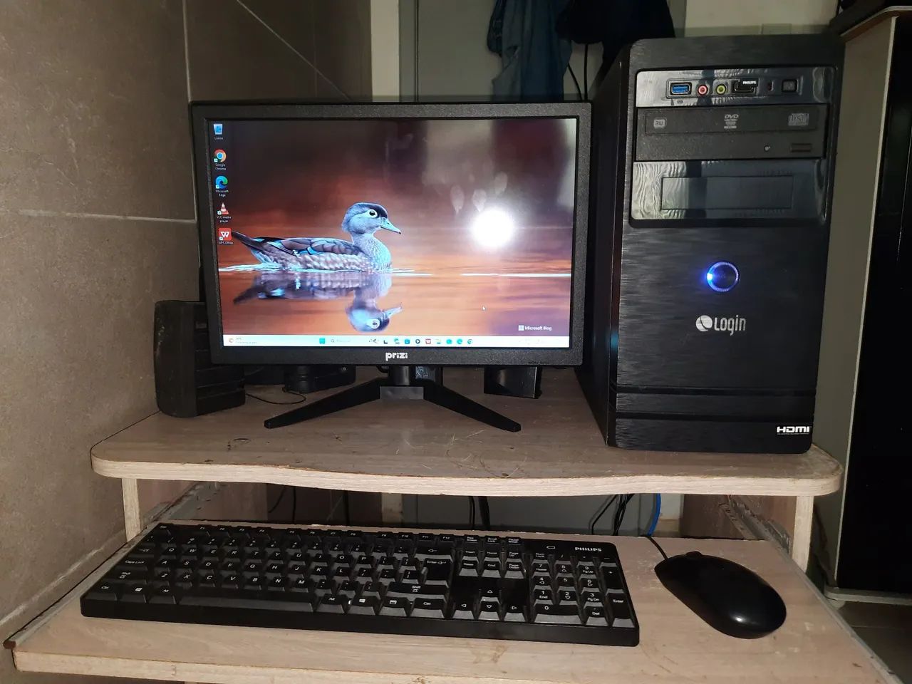 PC completo. Formatado. CPU, monitor, Teclado e mouse. - Foto 2