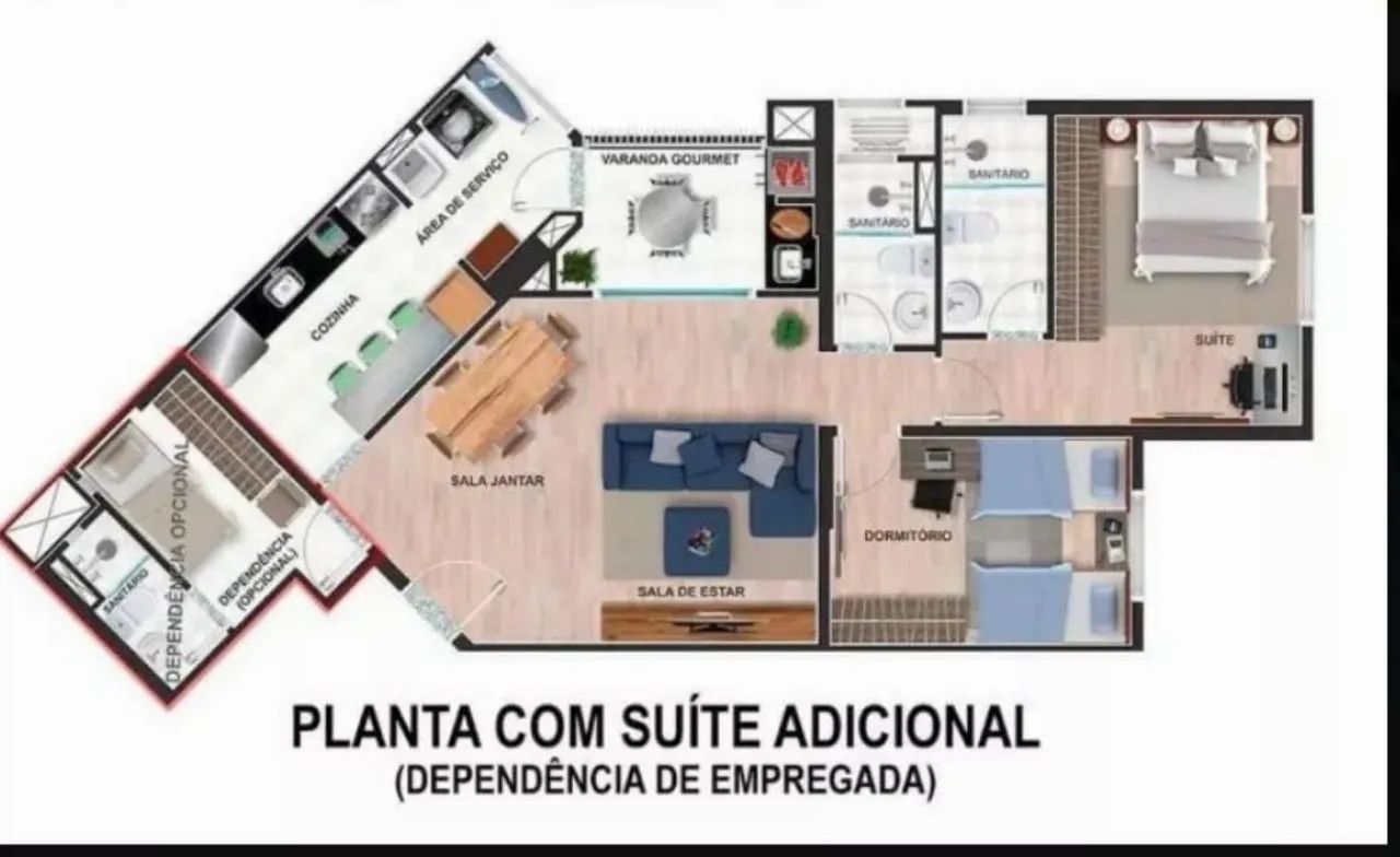 VENDO COTA DE APARTAMENTO NA PLANTA - CONDOMINIO PARQUE FIRENZE (APRIGIO), EMBU DAS ARTES - Foto 3